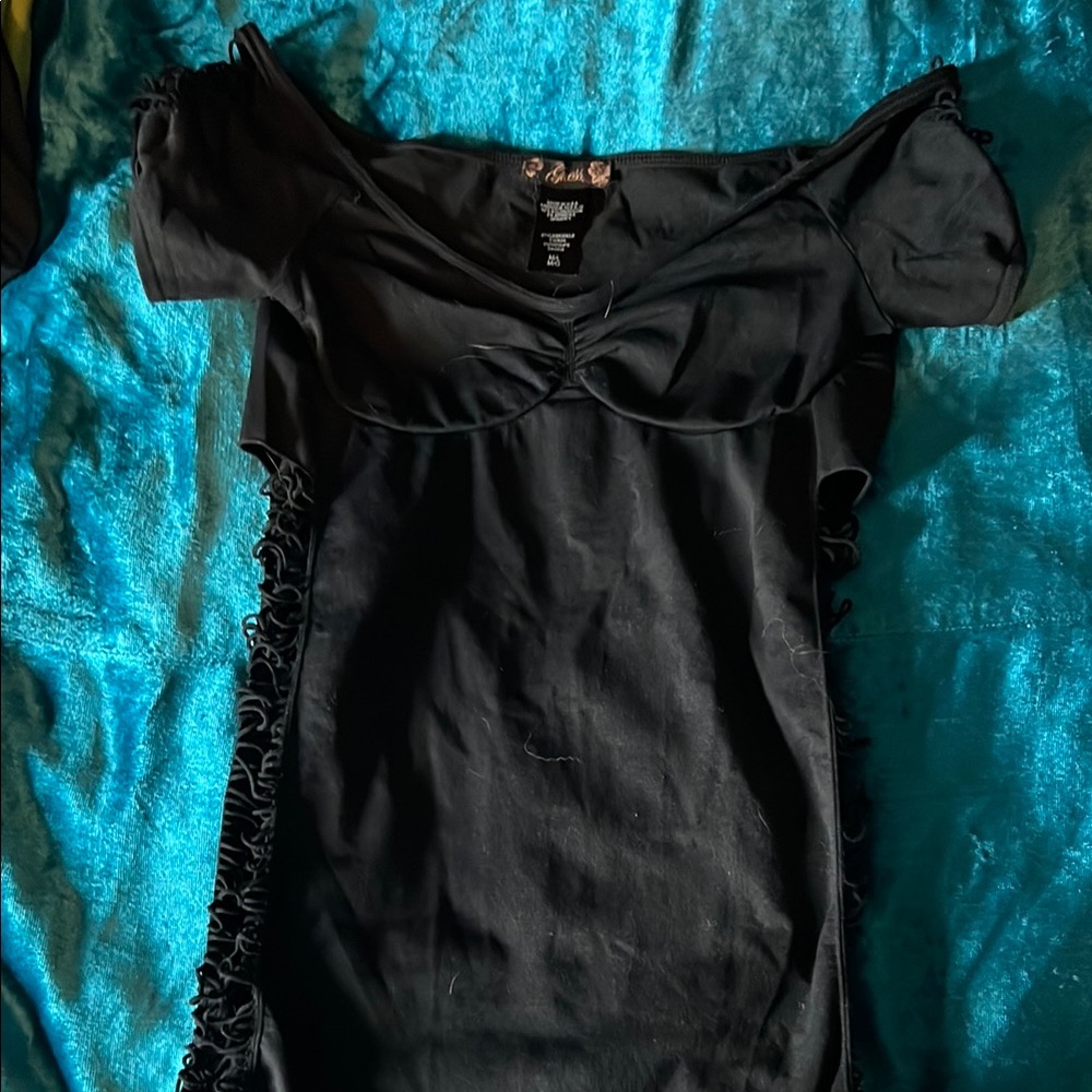 Black Off-Shoulder shirt